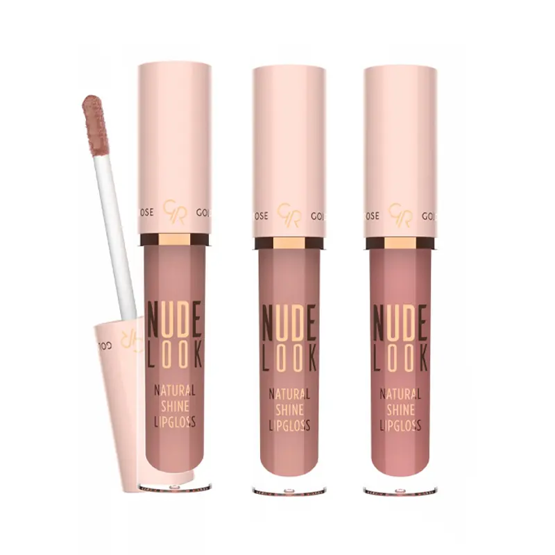  رژ لب مایع NUDE LOOK گلدن رز مدل NATURAL SHINE
