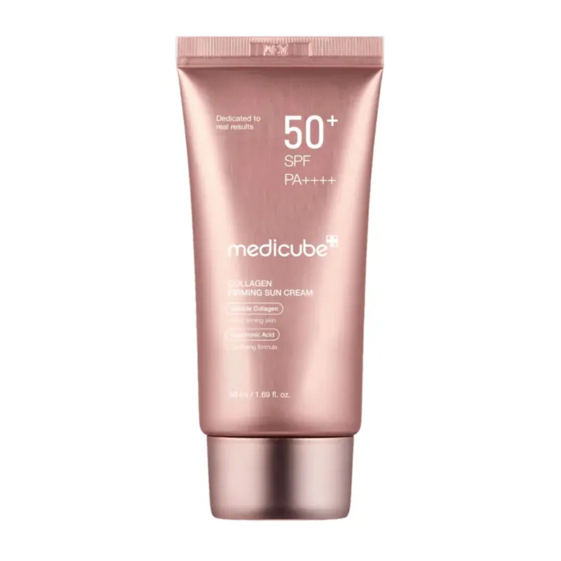 Medi Cube کرم ضد آفتاب کلاژن مدی کیوب حجم ۵۰ میل MEDICUBE COLLAGEN FIRMING SUN CREAM